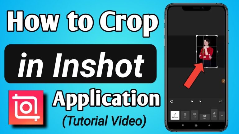 How to Crop Video in InShot ?
