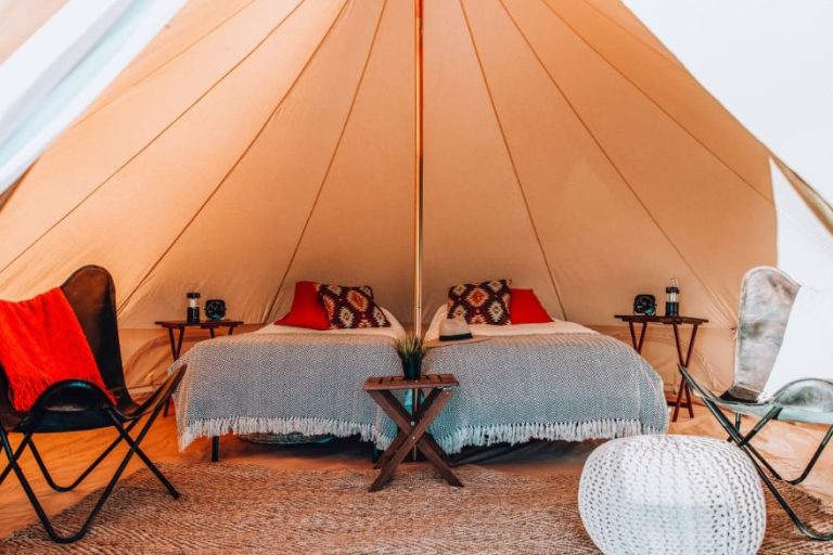 Luxury camping